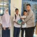 Aipda Dian WR Santuni Anak Yatim Siswa SMPN 33 Padang