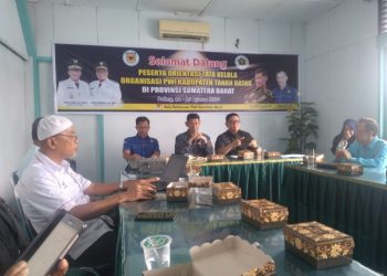 Tingkatkan SDM Anggota, PWI Tanah Datar Gelar Orientasi Tata Kelola Organisasi