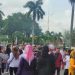 Fun Walk Kadin Sumbar Meriah, Pengusaha Berbaur dengan Ribuan Masyarakat
