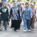 Warga Antusias Ikut Jalan Santai Dalam Rangka HUT ke-79 RI di Lubuk Basung Agam