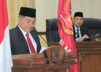 Bupati Agam Benni Warlis Sampaikan Pidato Perdana di Rapat Paripurna DPRD