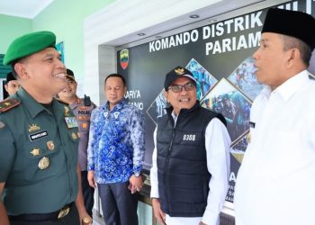 Wawako Pariaman Mulyadi Sambut Kunker Danrem 032/Wirabraja Brigjen TNI Wahyu Eko Purnomo