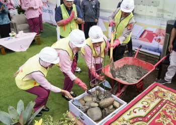 Yayasan Kemala Bhayangkari Bangun GOR di SLB YKB Lintau Buo Tanah Datar