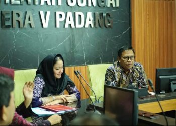 Sambangi BWS V, Bupati Dharmasraya Annisa Bawa Proyek Penanggulangan Banjir Senilai Rp61,8 Miliar