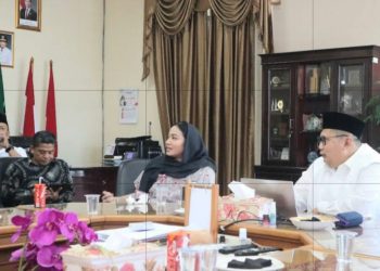 Sambangi Bappeda Sumbar, Bupati Annisa Perjuangkan Dharmasraya Kembali Masuk RPJMN