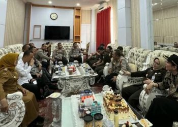 Bupati Dharmasraya Annisa Bangun Sinergi dengan Forkopimda