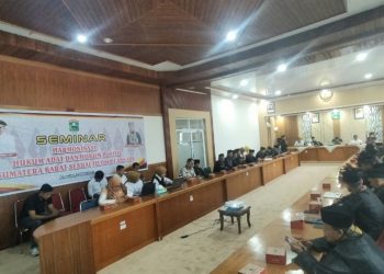 Seminar LKAAM Kabupaten Solok: Hukum Adat Memiliki Peran Penting dalam Kehidupan Masyarakat Minangkabau