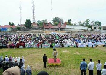 Pemkab Tanah Datar Gelar Apel Besar Didikan Subuh dan Pawai Muharram