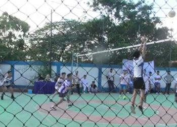 Lomba Bola Voli Meriahkan Dies Natalis ke-5 Upertis, Universitas Bung Hatta Keluar Sebagai Pemenang