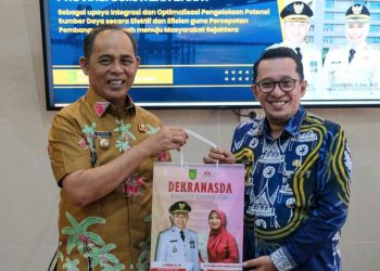Tindaklanjuti MoU, Bupati Tanah Datar Eka Putra Sambangi Indragiri Hilir Riau