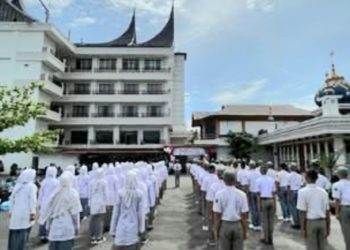 65 Pelajar Ikut Pemusatan Diklat Paskibraka Kabupaten Agam 2025