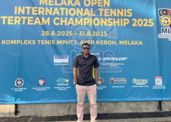 Guru SMPN 13 Padang Jadi Chair Umpire di Malaka Open International Tennis 2025