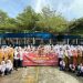Polwan Polda Sumbar Rayakan HUT ke-77 Bersama Guru dan Siswa SMPN 13 Padang