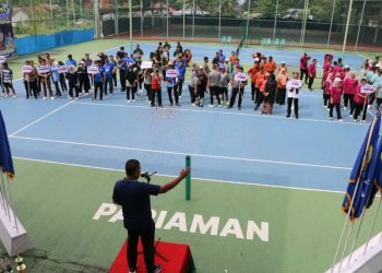 Pengadilan Tinggi Padang Gelar Turnamen Tenis Antar PN di Pariaman