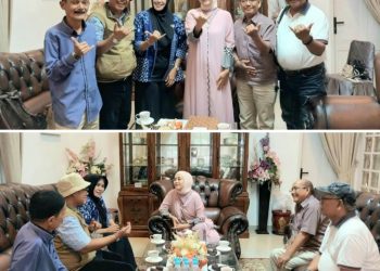 Audiensi PBRTV dengan Ketua BKOW Sumbar, Ternyata Ny Dianita Maulin Vasko Alumni Bintang Radio Juga