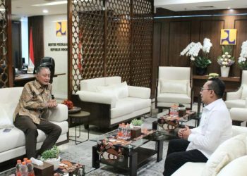 Audiensi dengan Menteri PU, Bupati Eka Putra Sampaikan Berbagai Perencanaan Pembangunan di Tanah Datar