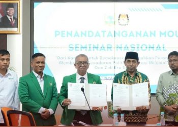 KPU Sumbar dan Unand Teken MoU Tentang Kepemiluan dan Pendidikan Demokrasi