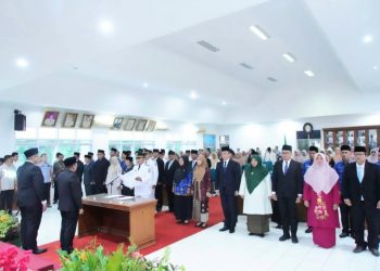 Bergerak Lagi, Bupati Eka Putra Lantik 28 Pejabat Manajerial dan Pengawas