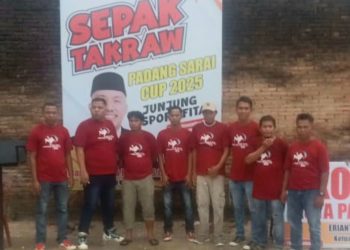 Harap Lahir Bibit-bibit Berbakat, Manufer Fasilitasi Kejuaraan Sepak Takraw Padang Sarai Cup 2025