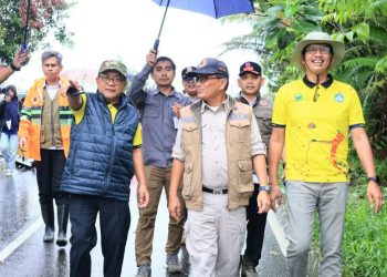 Tinjau Bencana Banjir di Padang Pariaman, Sestama BNPB Komit Percepat Pemulihan Insfratruktur Vital