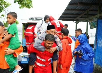 Malalo dan Padang Laweh Terisolir, Masyarakat Diungsikan Lewat Danau Singkarak