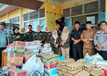 Nagari Balai Panjang Bantu Korban Bencana Longsor dan Likuifaksi di Kecamatan Gunuang Omeh