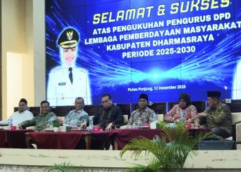 DPD LPM Dharmasraya Dikukuhkan, Pj Sekda Jasman Harap Ada Penguatan Partisipasi Masyarakat