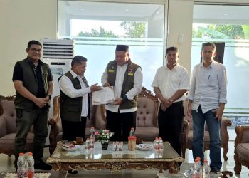 Bupati Agam Terima Bantuan dari Pemkab Bungo Jambi
