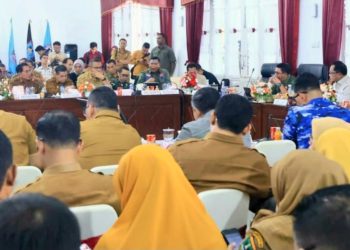 Hadiri Rakor Percepatan Rehabilitasi dan Rekonstruksi Pascabencana, Bupati JKA Paparkan Dampak Bencana di Padang Pariaman Capai 3.65 Triliun