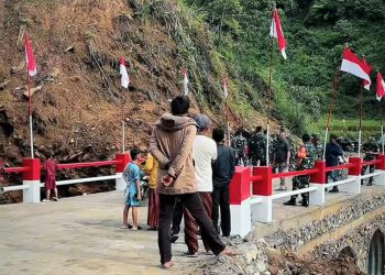Jembatan Armco Malalak Utara Diresmikan, Akses Warga Kembali Pulih Pascabanjir Bandang