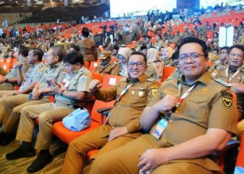 Bupati dan Wabup Tanah Datar Hadiri Rakornas Pemerintah Pusat dan Daerah 2026 di Sentul