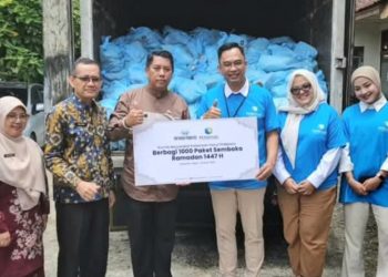 Perbanas Sumbar Salurkan 1.000 Paket Sembako untuk Korban Bencana di Agam