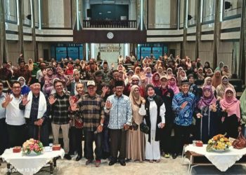 Halal Bi Halal 05 Menjadi Ajang Melepas Rindu Mantan Pegawai Deppen se Sumbar