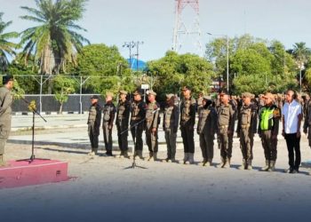 Satpol PP Padang Gelar Apel Gabungan Pengecekan Personel Pascalibur Idul Fitri
