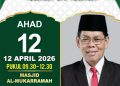 Minggu 12 April Besok, Sekjen MUI Pusat Amirsyah Tambunan Rencananya Hadir di Pelantikan Pengurus Masjid Al-Mukarramah Siteba