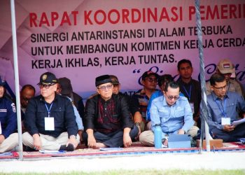 Semangat Efisiensi, Pemkab Tanah Datar Kembali Gelar Rakor di Alam Terbuka