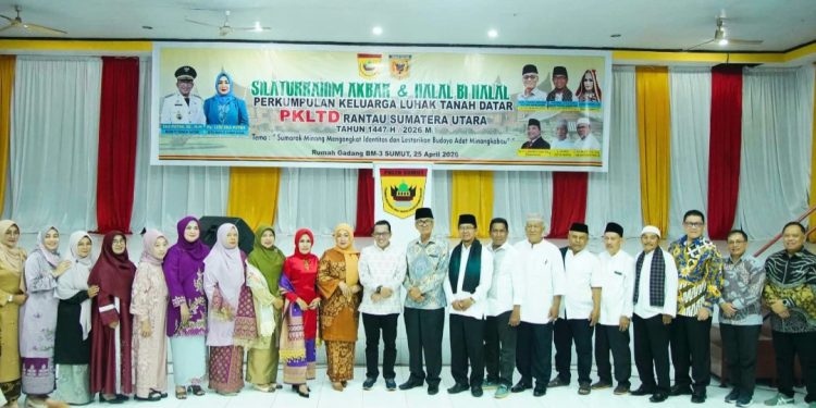 Bupati Tanah Datar Eka Putra Hadiri Silaturahmi Akbar PKLTD Rantau Sumatera Utara