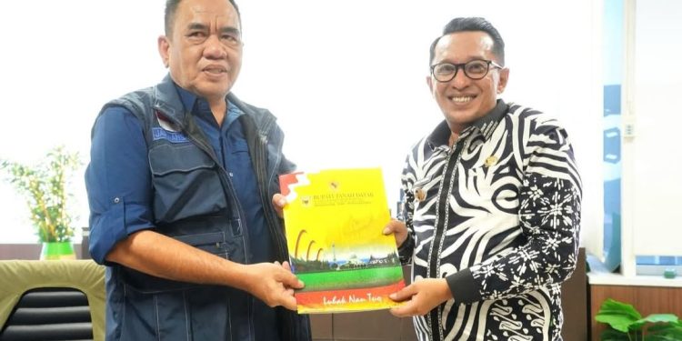 Bupati Tanah Datar Eka Putra Sambangi BNPB, Dorong Percepatan Pembangunan Huntap