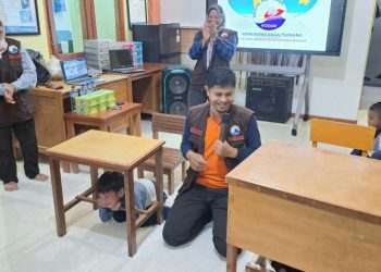 Kogami Sasar SLB (Autis) Harapan Bunda, Beri Edukasi dan Simulasi Bencana Gempa dan Tsunami
