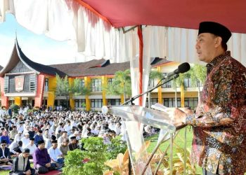 Salat Idul Adha 1447 H, Ribuan Jamaah Padati Halaman Kantor Bupati Agam