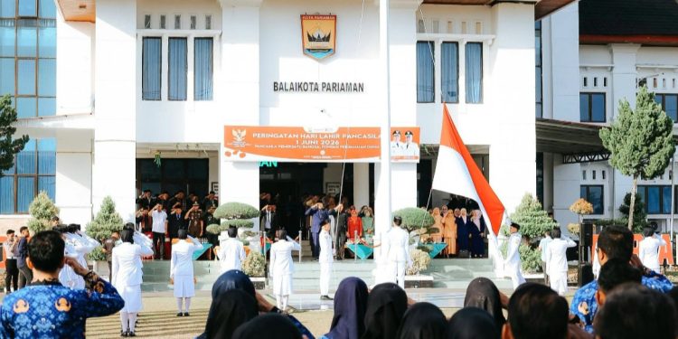 Dipimpin Walikota Yota Balad, Pemko Pariaman Gelar Upacara Hari Lahir Pancasila