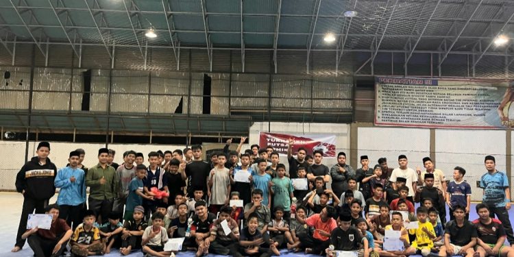 Baru Dibentuk, Pengurus OSIP PPMINI Adakan Turnamen Futsal Antar Santri