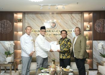 Dorong Percepatan Pembangunan Embarkasi Haji di Batang Anai, Bupati JKA Temui Menteri Haji dan Umrah