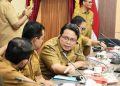 Ikuti Rakor dengan Pemprov Sumbar, Wabup Tanah Datar Tegaskan Siap Sukseskan Berbagai Program Pemerintah Pusat