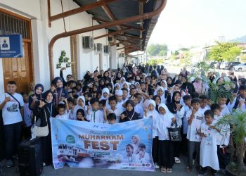 KAI Divre II Sumbar dan Yayasan Abulyatama Indonesia Cabang Padang Berbagi Kebahagiaan Bersama Anak Yatim dalam Muharam Fest