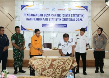 Wawako Pariaman Mulyadi Canangkan Desa Cinta Statistik 2026
