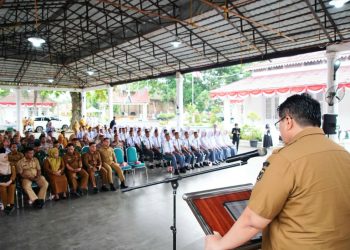 Wabup Tanah Datar Ahmad Fadly Buka Secara Resmi Calon Diklat Paskibraka 2026