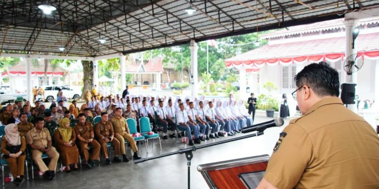 Wabup Tanah Datar Ahmad Fadly Buka Secara Resmi Calon Diklat Paskibraka 2026
