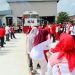 Ngeri! Bukan Tarik Tambang, Ini Tarik Lokomotif! KAI Divre II Sumbar Adu Kompak Gerakkan 42 Ton