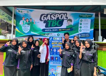 Cegah TBC di Sungai Lasi Kabupaten Solok, Mahasiswa FKM Unand Hadirkan “TBC Corner”